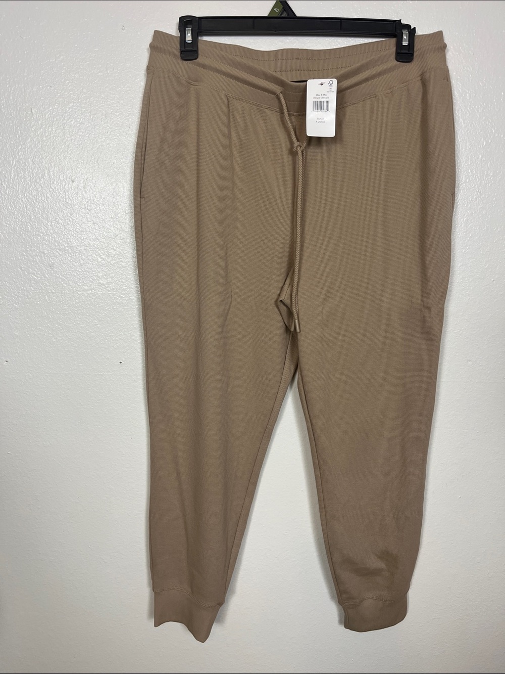 Women's Taupe Drawstring Jogger Pants - Cozy Everyday Track Pants